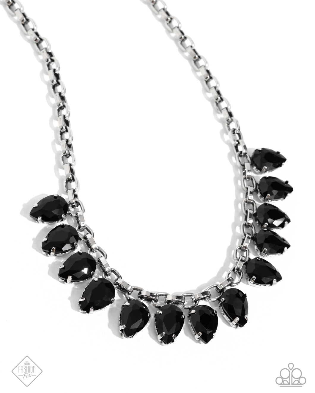 Vicious Vibrancy - Black - Paparazzi Necklace