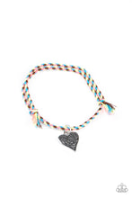 Load image into Gallery viewer, Starlet Shimmer Braided Heart Charm Bracelets
