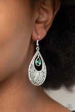 Load image into Gallery viewer, Garden Magic - Green Earring
