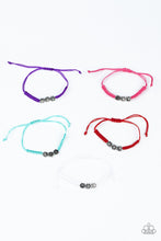 Load image into Gallery viewer, Starlet Shimmer Floral Pull String Bracelets
