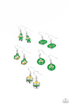 Load image into Gallery viewer, Starlet Shimmer St. Patty's Day Dangle Earrings
