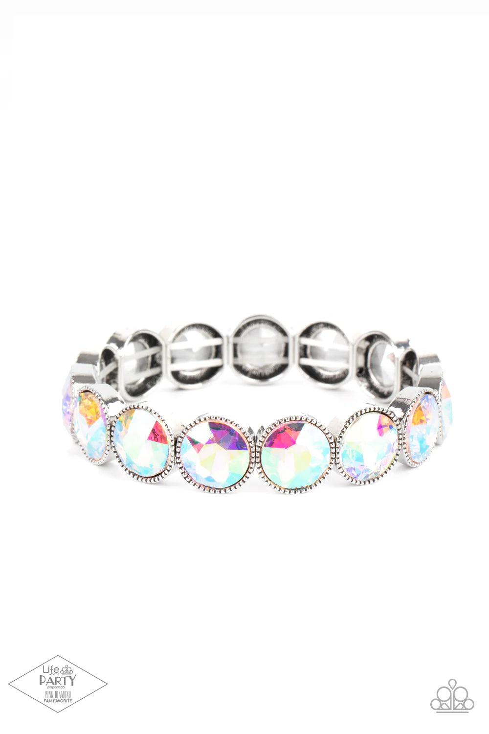 Number One Knockout - Multi Iridescent Bracelet - Paparazzi