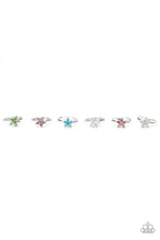 Load image into Gallery viewer, Starlet Shimmer Glittery Flower Rings
