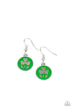 Load image into Gallery viewer, Starlet Shimmer St. Patty's Day Dangle Earrings
