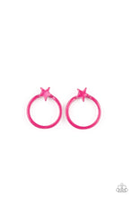 Load image into Gallery viewer, Starlet Shimmer Dainty Star Hoops
