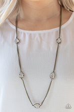 Load image into Gallery viewer, Teardrop Timelessness - Brass Necklace
