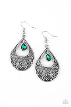 Load image into Gallery viewer, Garden Magic - Green Earring

