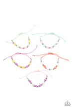 Load image into Gallery viewer, Starlet Shimmer Colorful Cording, Faceted Beaded Bracelets
