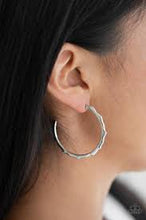 Load image into Gallery viewer, Danger Zone - Silver hoop
