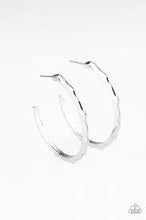 Load image into Gallery viewer, Danger Zone - Silver hoop
