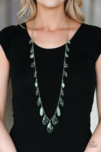 Load image into Gallery viewer, Glow And Steady Wins The Race - Green Necklace
