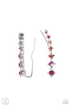Load image into Gallery viewer, STARLIGHT Show - Pink ✧ Ear Crawler Post Earring
